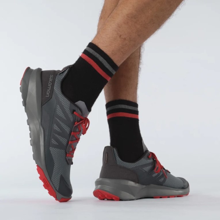 Tenis Senderismo Salomon Patrol Hombre Grises Oscuro | MX RFTW830